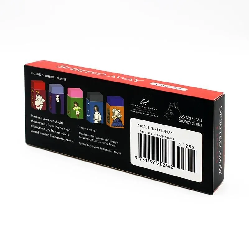 STUDIO GHIBLI - Spirited Away - Eraser Set